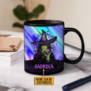 Witch In A World Full Of Princesses Custom Black Mug, Personalized Witch Mug, Gift For Witch - Grey M0205212054