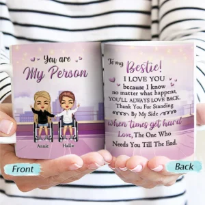 You Are My Person Special - Gift For Sisters And Best Friends - Personalized Custom White Edge-To-Edge Mug