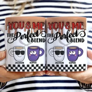 The Perfect Blend - 3D Inflated Effect Printed Mug, Personalized White Edge-to-Edge Mug