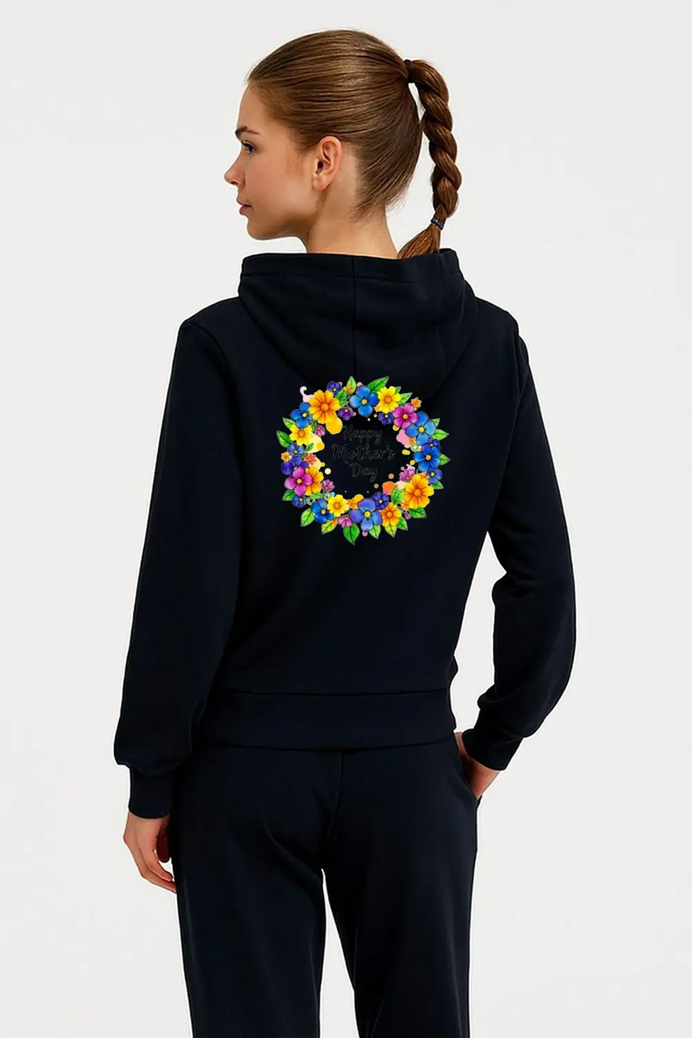 Mom Life Powered By Coffee And Chaos Hoodie